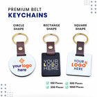 Customized Premium Belt Keychains | Best for Brand Promotion | My Print Warriors - Image 1