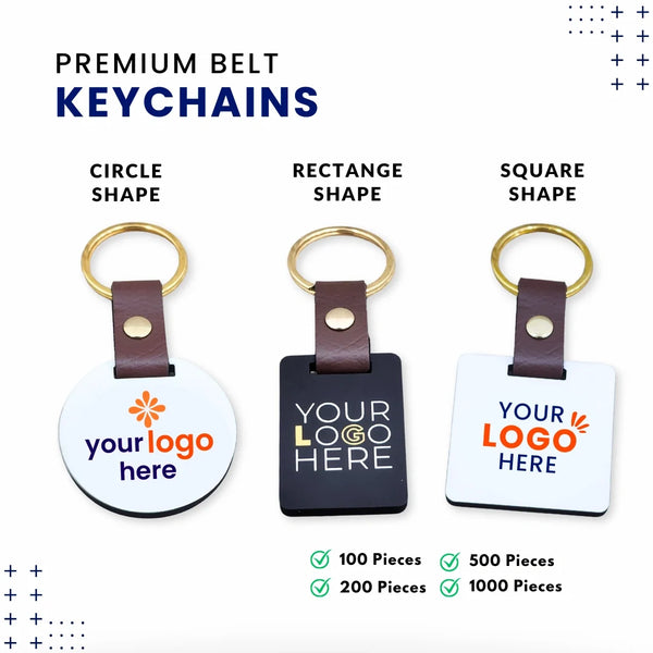 Customized Premium Belt Keychains | Best for Brand Promotion | My Print Warriors - Image 1