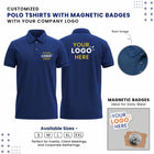 Customized Polo T-Shirt With Logo Cutout Badge | With Your Company Logo | My Print Warriors - Image 2