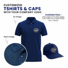 Customized Polo T-Shirt & Cap  | With Your Company Logo | My Print Warriors - Image 2