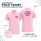 Customized Polo T-Shirt With Your Company Logo | Order Logo Printed Tees | My Print Warriors - Purple to Green - Image 2