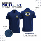Customized Polo T-Shirt With Your Company Logo | Order Logo Printed Tees | My Print Warriors - Black to Orange - Image 2