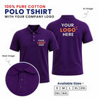 Customized 100% Pure Cotton Polo T-Shirt With Your Company Logo | Order Logo Printed Tees | My Print Warriors - Emerald to Sky Blue - Image 3