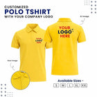 Customized Polo T-Shirt With Your Company Logo | Order Logo Printed Tees | My Print Warriors - Purple to Green - Image 3