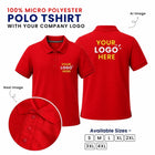 Customized 100% Micro Polyester Polo T-Shirt With Your Company Logo | Order Logo Printed Tees | My Print Warriors - Image 4