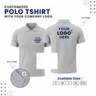 Customized Polo T-Shirt With Your Company Logo | Order Logo Printed Tees | My Print Warriors - Black to Orange - Image 4