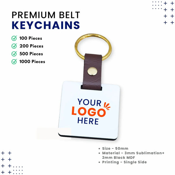 Customized Premium Belt Keychains | Best for Brand Promotion | My Print Warriors - Image 4