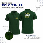 Customized Polo T-Shirt With Your Company Logo | Order Logo Printed Tees | My Print Warriors - Purple to Green - Image 5