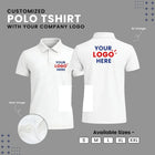 Customized Polo T-Shirt With Your Company Logo | Order Logo Printed Tees | My Print Warriors - Black to Orange - Image 5