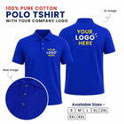 Customized 100% Pure Cotton Polo T-Shirt With Your Company Logo | Order Logo Printed Tees | My Print Warriors - Military Green to Chestnut - Image 5