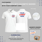 Customized Polo T-Shirt With Logo Cutout Badge | With Your Company Logo | My Print Warriors - Image 5