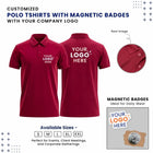 Customized Polo T-Shirt With Logo Cutout Badge | With Your Company Logo | My Print Warriors - Image 6