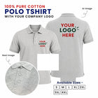 Customized 100% Pure Cotton Polo T-Shirt With Your Company Logo | Order Logo Printed Tees | My Print Warriors - Military Green to Chestnut - Image 6