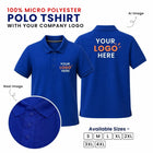 Customized 100% Micro Polyester Polo T-Shirt With Your Company Logo | Order Logo Printed Tees | My Print Warriors - Image 7