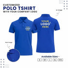 Customized Polo T-Shirt With Your Company Logo | Order Logo Printed Tees | My Print Warriors - Black to Orange - Image 7