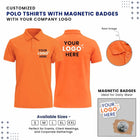 Customized Polo T-Shirt With Logo Cutout Badge | With Your Company Logo | My Print Warriors - Image 8