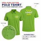 Customized 100% Pure Cotton Polo T-Shirt With Your Company Logo | Order Logo Printed Tees | My Print Warriors - Military Green to Chestnut - Image 9