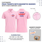 Customized Polo T-Shirt With Logo Cutout Badge | With Your Company Logo | My Print Warriors - Image 10