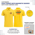 Customized Polo T-Shirt With Logo Cutout Badge | With Your Company Logo | My Print Warriors - Image 11